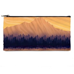 Landscape Nature Mountains Sky Pencil Cases by Pakrebo