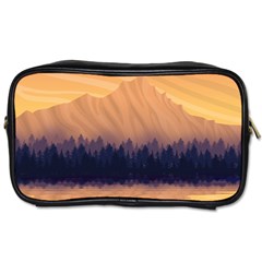 Landscape Nature Mountains Sky Toiletries Bag (one Side) by Pakrebo