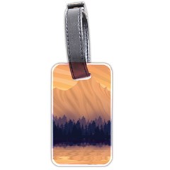 Landscape Nature Mountains Sky Luggage Tags (two Sides) by Pakrebo