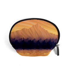 Landscape Nature Mountains Sky Accessory Pouch (small) by Pakrebo