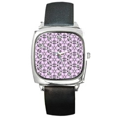 Default Texture Tissue Seamless Square Metal Watch by Pakrebo