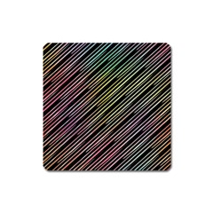 Pattern Abstract Desktop Fabric Square Magnet by Pakrebo