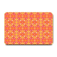 Desktop Pattern Abstract Orange Small Doormat  by Pakrebo