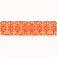 Desktop Pattern Abstract Orange Large Bar Mats by Pakrebo