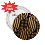 Cubes Light Geometry Shines 2.25  Buttons (100 pack)  Front