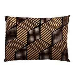 Cubes Light Geometry Shines Pillow Case (two Sides) by Pakrebo