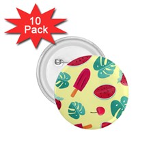 Watermelon Leaves Strawberry 1 75  Buttons (10 Pack) by Pakrebo