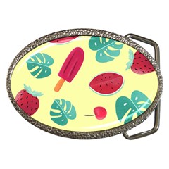 Watermelon Leaves Strawberry Belt Buckles by Pakrebo