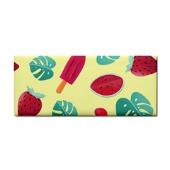 Watermelon Leaves Strawberry Hand Towel