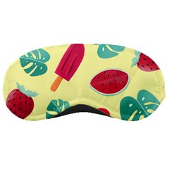 Watermelon Leaves Strawberry Sleeping Masks by Pakrebo