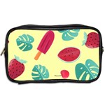 Watermelon Leaves Strawberry Toiletries Bag (Two Sides) Back