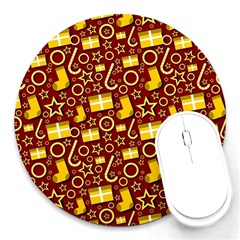 Paper Tissue Wrapping Round Mousepads by Pakrebo