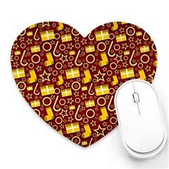 Paper Tissue Wrapping Heart Mousepads by Pakrebo