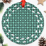 Default Texture Tissue Seamless Round Filigree Ornament (Two Sides) Front