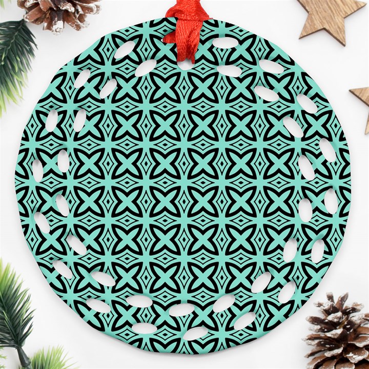 Default Texture Tissue Seamless Round Filigree Ornament (Two Sides)