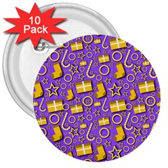 Paper Tissue Wrapping 3  Buttons (10 Pack)  by Pakrebo