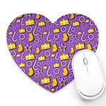 Paper Tissue Wrapping Heart Mousepads Front