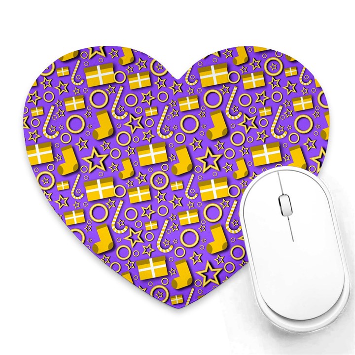 Paper Tissue Wrapping Heart Mousepads