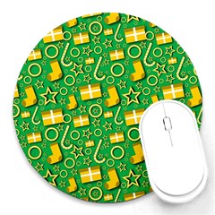 Paper Tissue Wrapping Round Mousepads by Pakrebo