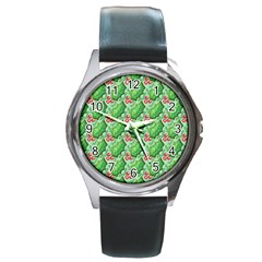 Default Texture Background Paper Round Metal Watch