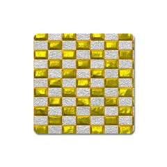 Pattern Desktop Square Wallpaper Square Magnet by Pakrebo