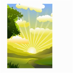 Wallpaper Background Landscape Large Garden Flag (two Sides) by Pakrebo