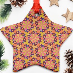 Pattern Decoration Abstract Flower Star Ornament (two Sides) by Pakrebo