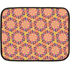 Pattern Decoration Abstract Flower Fleece Blanket (mini) by Pakrebo