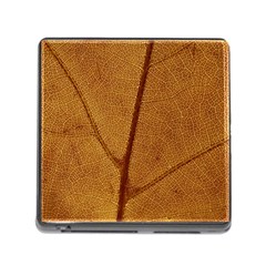 Leaf Fall Foliage Nature Orange Memory Card Reader (square 5 Slot) by Pakrebo