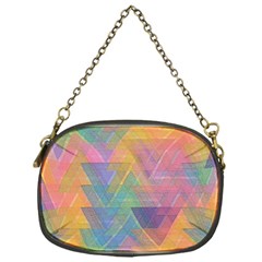 Triangle Pattern Mosaic Shape Chain Purse (one Side) by Pakrebo