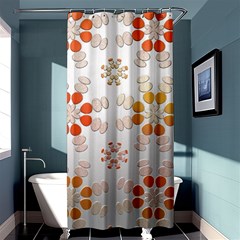 Wallpaper Pattern Abstract Shower Curtain 36  X 72  (stall)  by Pakrebo