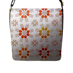 Wallpaper Pattern Abstract Flap Closure Messenger Bag (l) by Pakrebo