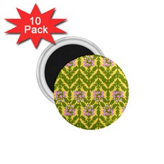 Texture Heather Nature 1 75  Magnets (10 Pack)  by Pakrebo