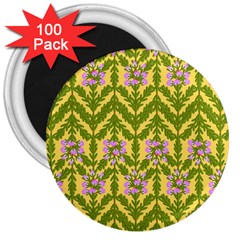 Texture Heather Nature 3  Magnets (100 Pack) by Pakrebo