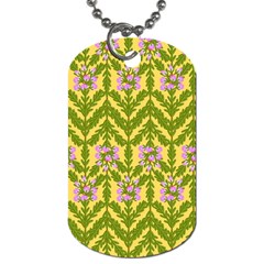 Texture Heather Nature Dog Tag (one Side) by Pakrebo