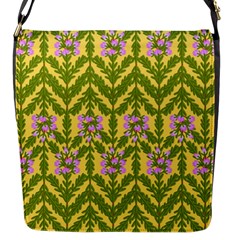 Texture Heather Nature Flap Closure Messenger Bag (s) by Pakrebo