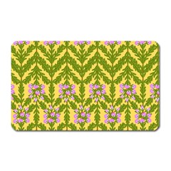 Texture Heather Nature Magnet (rectangular) by Pakrebo