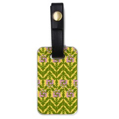 Texture Heather Nature Luggage Tags (one Side)  by Pakrebo