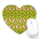 Texture Heather Nature Heart Mousepads Front