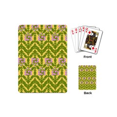 Texture Heather Nature Playing Cards (mini) by Pakrebo