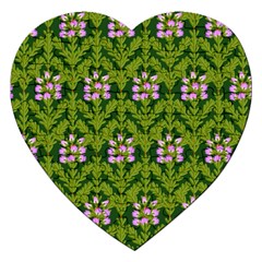 Pattern Nature Texture Heather Jigsaw Puzzle (heart) by Pakrebo