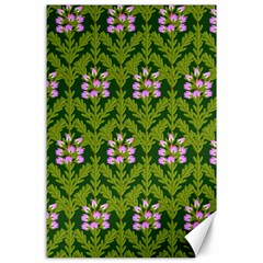 Pattern Nature Texture Heather Canvas 24  X 36  by Pakrebo