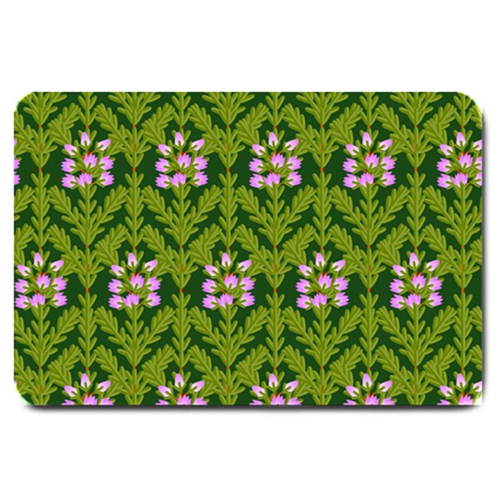 Pattern Nature Texture Heather Large Doormat 