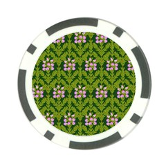 Pattern Nature Texture Heather Poker Chip Card Guard