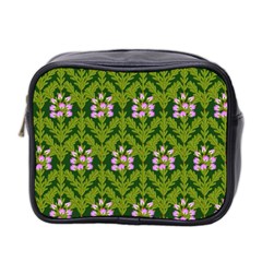 Pattern Nature Texture Heather Mini Toiletries Bag (Two Sides)