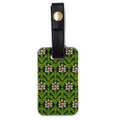 Pattern Nature Texture Heather Luggage Tags (one Side)  by Pakrebo