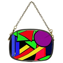 Background Color Art Pattern Form Chain Purse (one Side) by Pakrebo