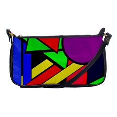 Background Color Art Pattern Form Shoulder Clutch Bag by Pakrebo