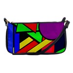 Background Color Art Pattern Form Shoulder Clutch Bag Front