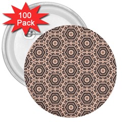 Default Texture Tissue Seamless 3  Buttons (100 Pack)  by Pakrebo